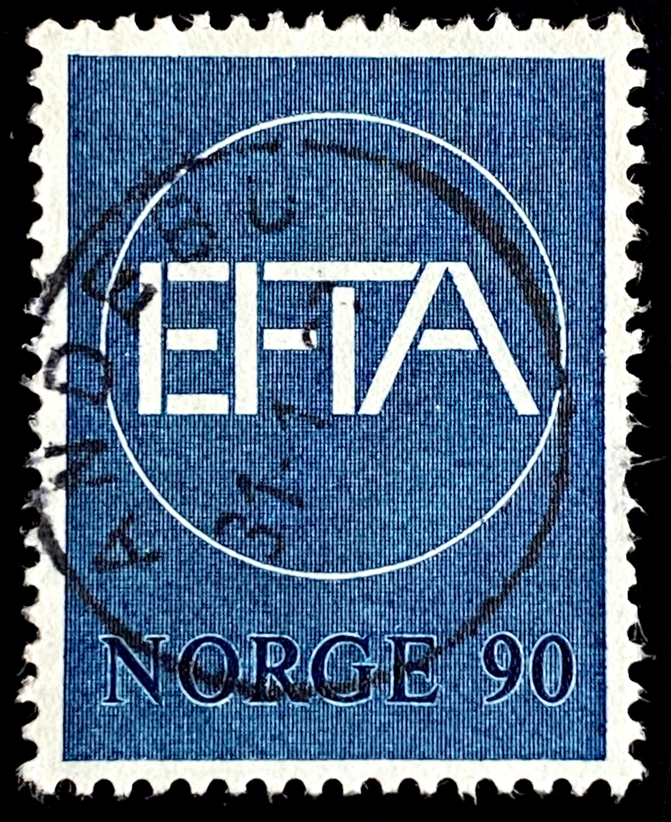NK 586 Andebu 31-1-67 (vanskelig merke)