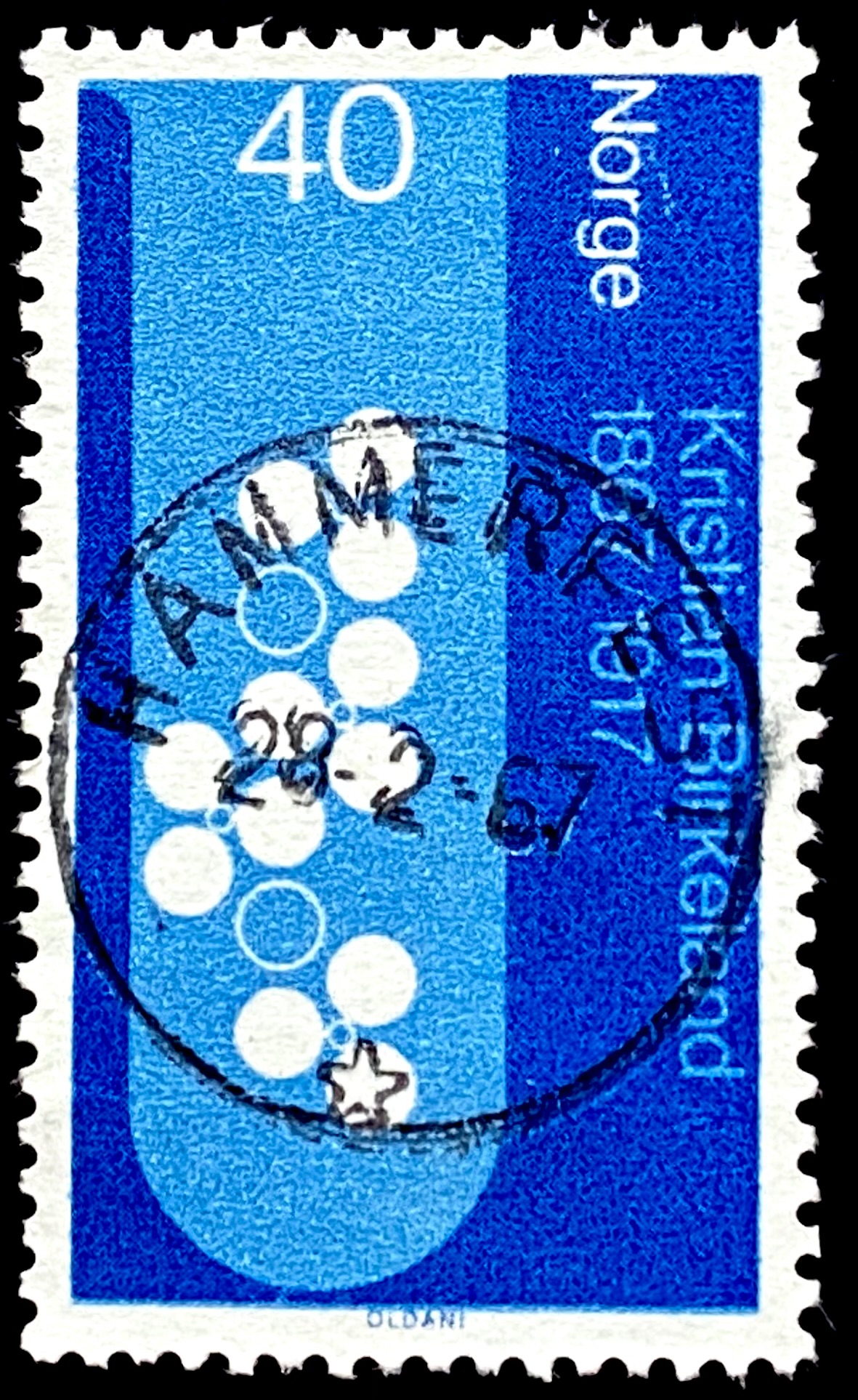 NK 582 Hammerfest 28-2-67 (vanskelig merke)