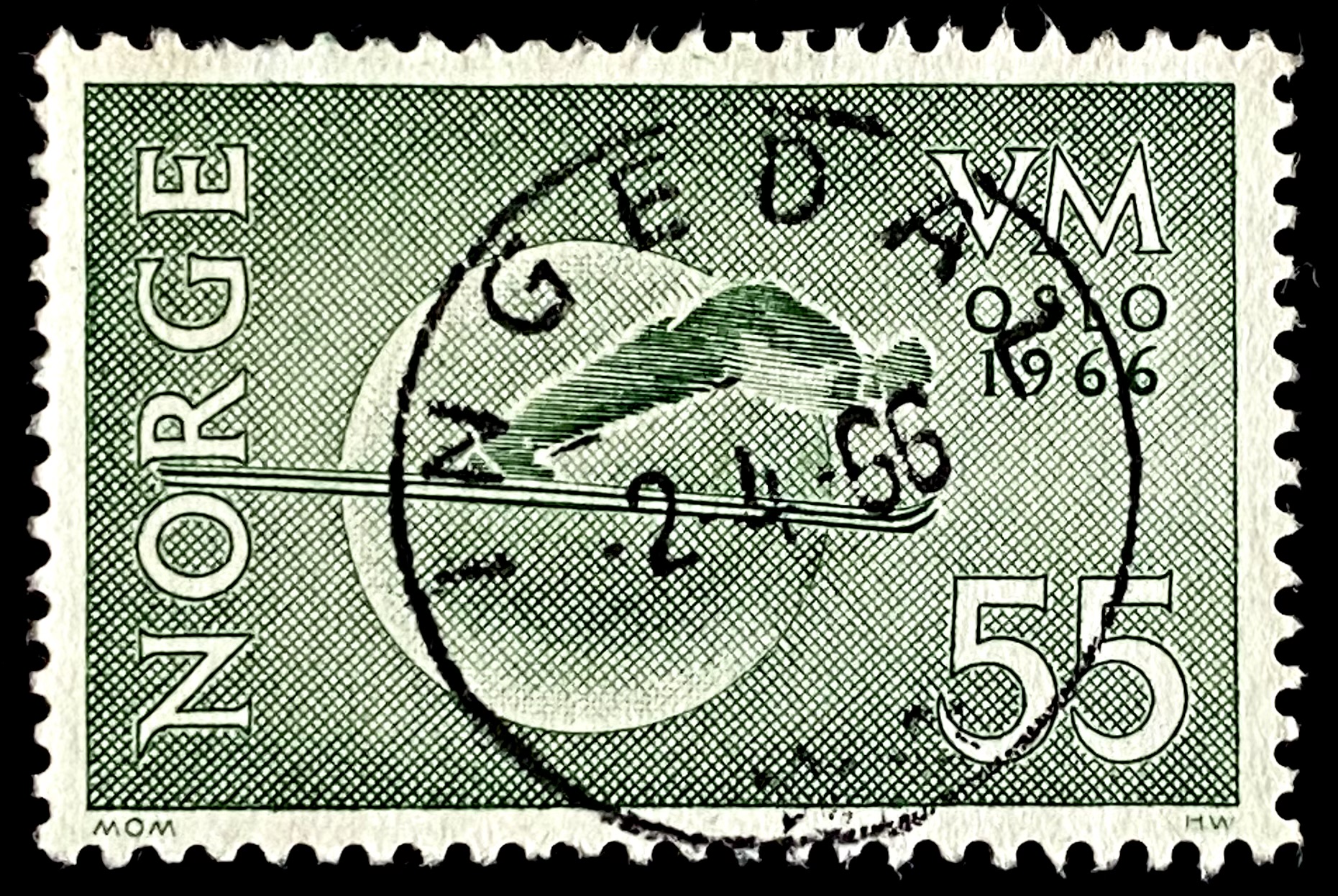 NK 572 Ingedal -2-4-66 (vanskelig merke)