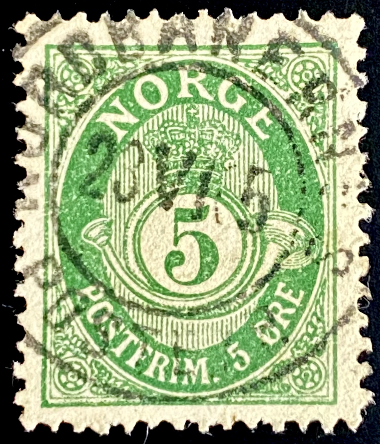 NK 76 y Nordbanernes Postexp. 23 VI 05