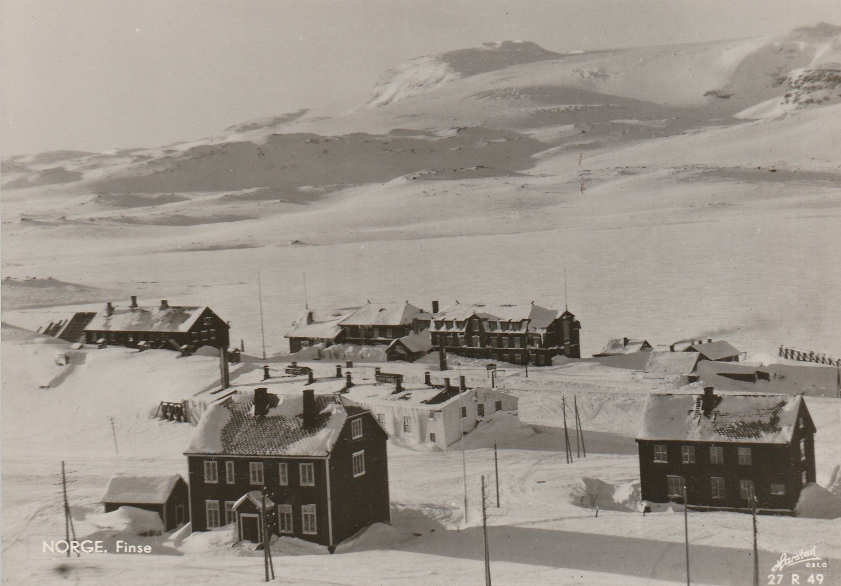 Finse .     Harstad 27 R 49 / Norsk arbeide
