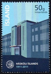 Island Afa: 1290 - Islands Universitet 100 år **