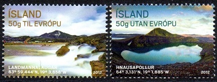 Island Afa: 1324-25 - Turistfrimerker I **
