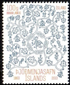 Island Afa: 1356 - Islands Nationalmuseum 150 år **