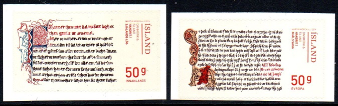 Island Afa: 1418-19 - Håndskrifter **