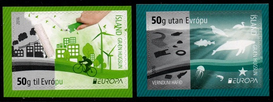 Island Afa: 1472E-73E - Europa. Tenk grønt **