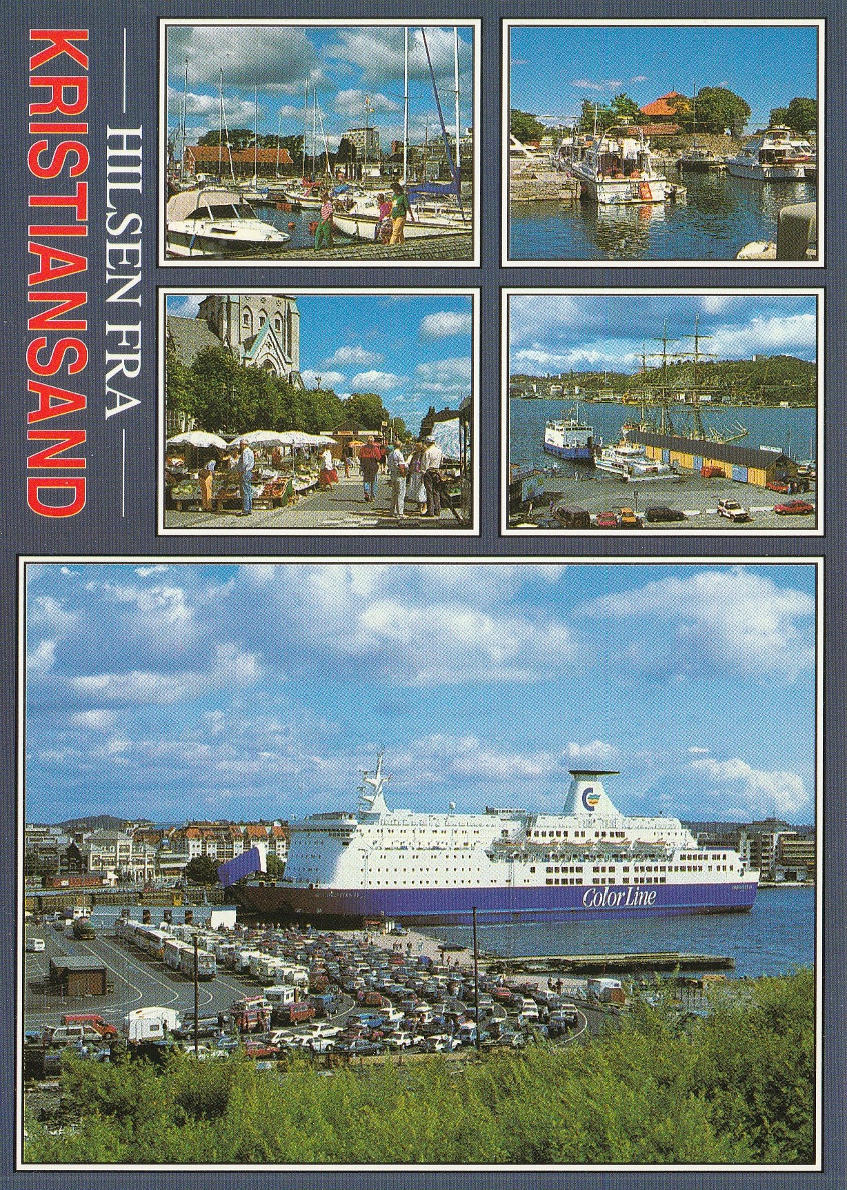 Hilsen fra Kristiansand . Aune M-14891-3