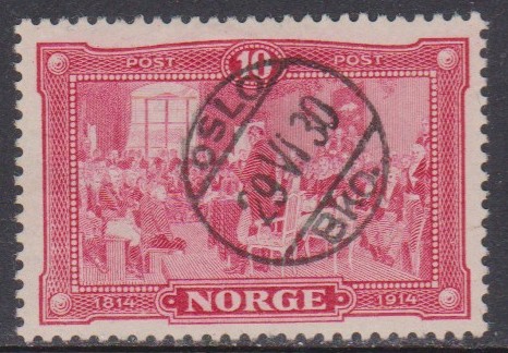 Nk 115.  Oslo 29 VI 30 (ministempel)