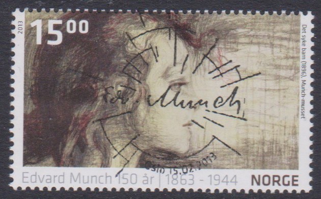 Nk 1838.  Oslo 15.02.2013.. Edv. Munch.