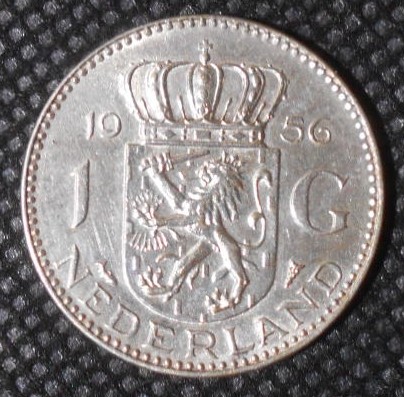 1 Gulden 1956 Sølv