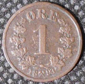 1 øre 1893