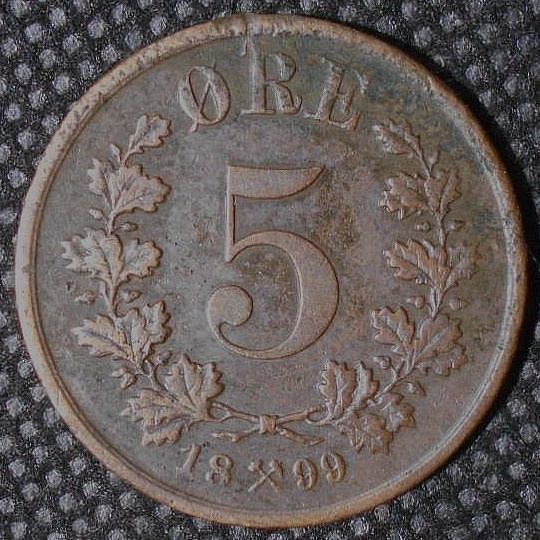 5 øre 1899