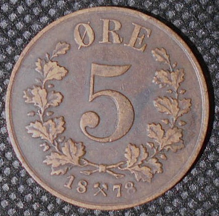 5 øre 1878