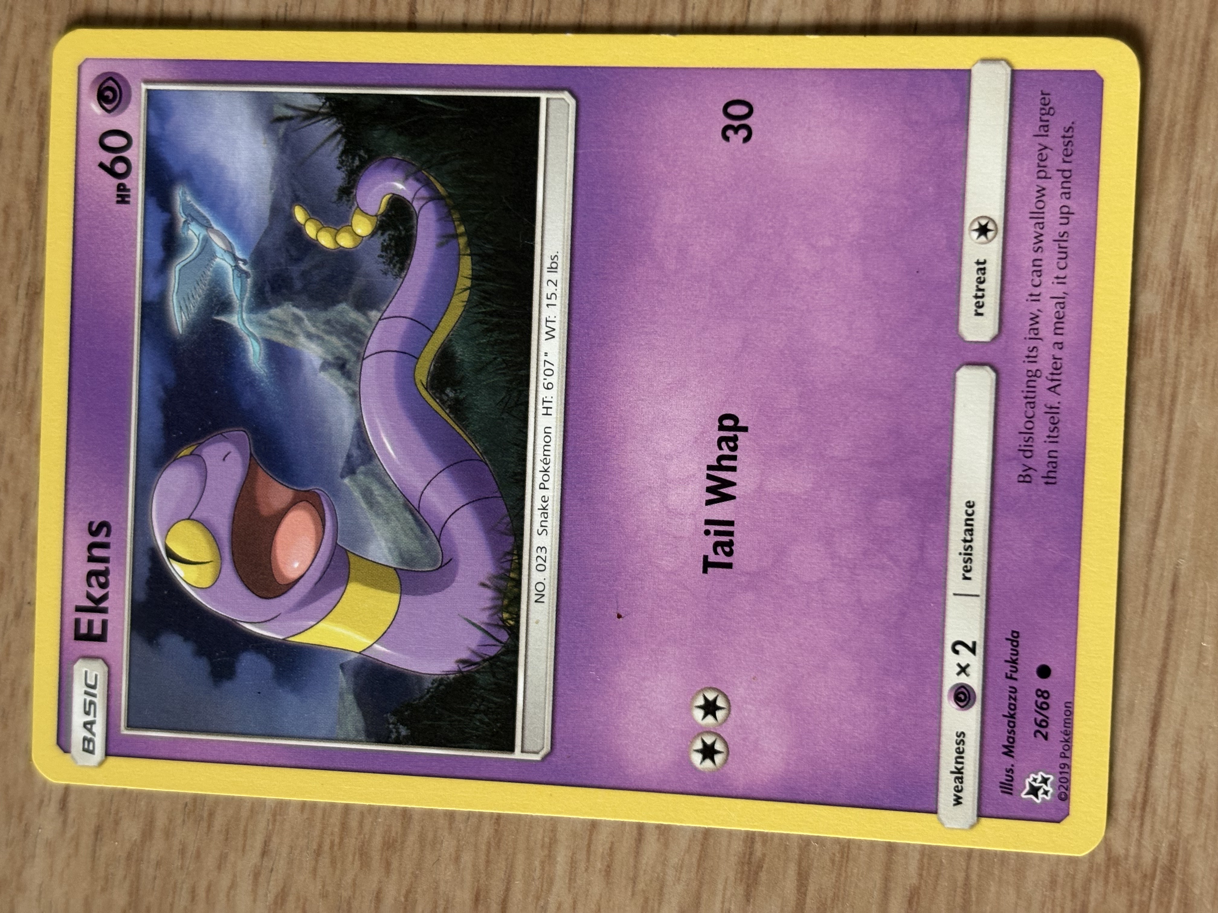 2019 - Ekans - HP 60 - 26/68 - V