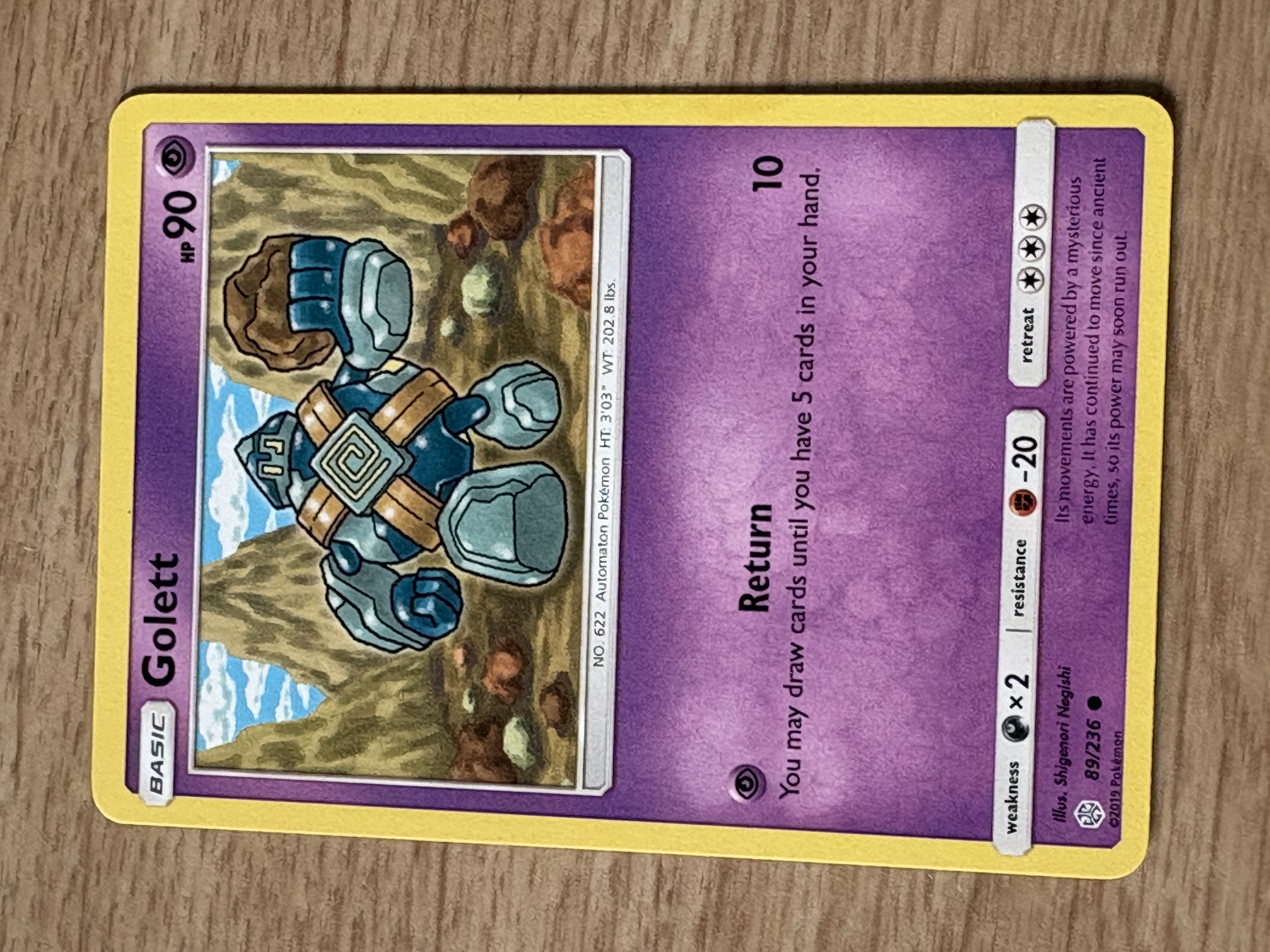 2019 - Golett - HP 90 - 89/236 - V