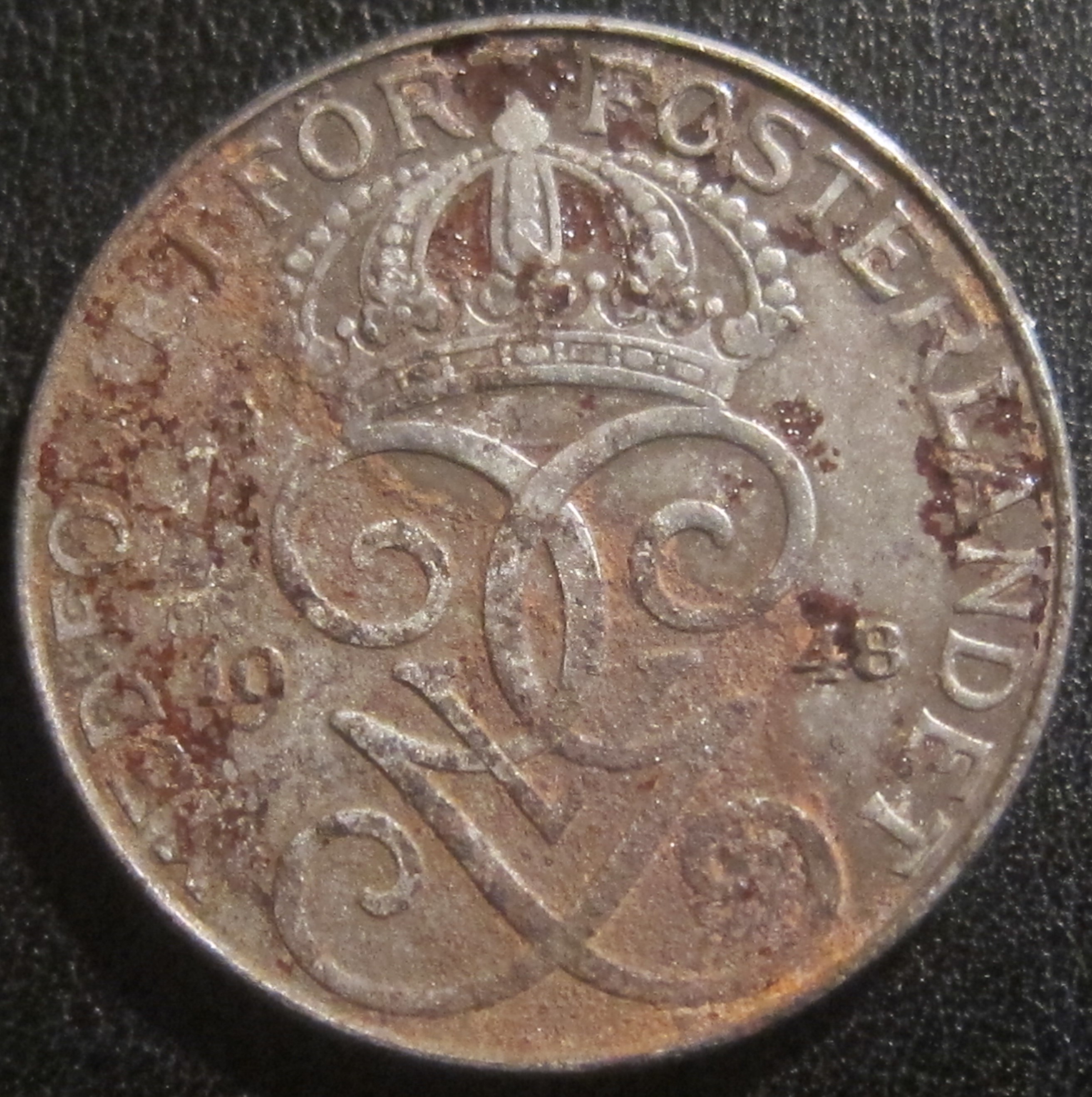 Sverige 5 øre 1948 jern