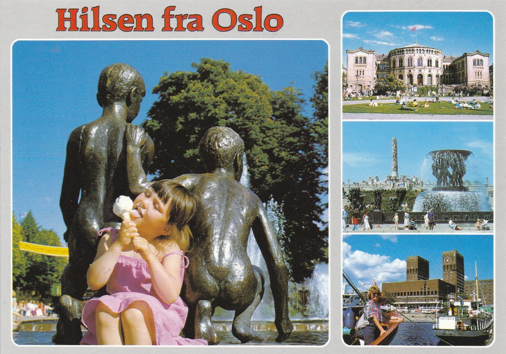 Hilsen fra Oslo .  Aune M-12983-8