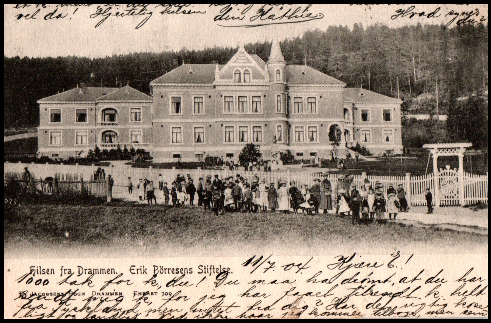 Drammen, Erik Børresens Stiftelse. (Jacobsen 709)