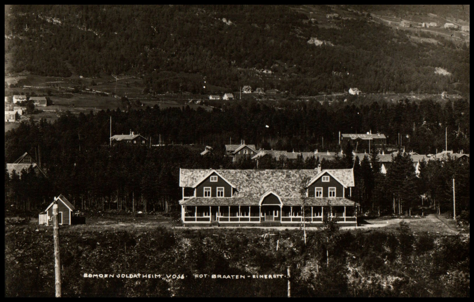 Voss, Bømoen Soldatheim. (Braaten , uten nr)