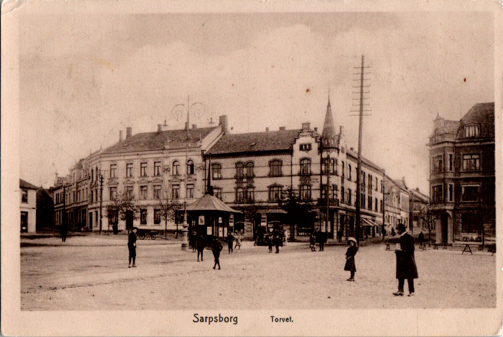 Sarpsborg, Torvet. (Braaten)