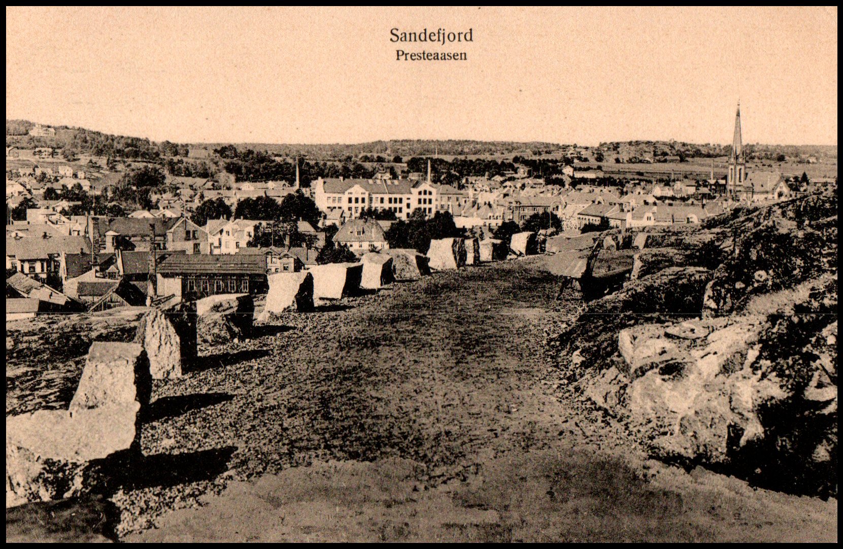 Sandefjord, Presteaasen. (Utgiver ukjent , k.nr 102)