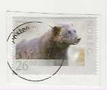 JERV NORSK FAUNA POSTKLIPP