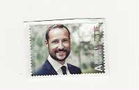 KRONPRINS  HAAKON KLIPP U/STEMPEL