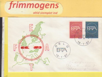 EFTA,  Norge FDC NK 585-86 (49015)