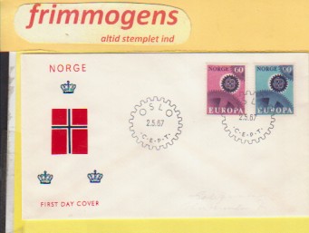 Europa,  Norge FDC NK 589-90 (49016)
