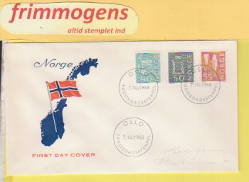 Bruksmerker,  Norge FDC NK 610-12 (49023)