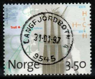 HK 1260 pent stemplet Langfjordbotn LP A