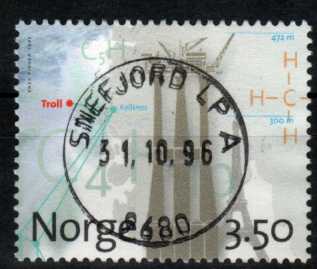 HK 1260 pent stemplet Snefjorden LP A