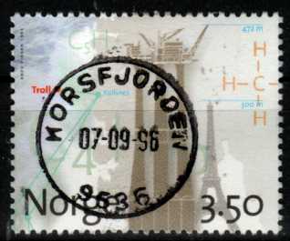 HK 1260 pent stemplet Korsfjorden