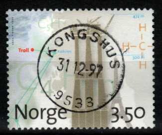 HK 1260 pent stemplet Kongshus