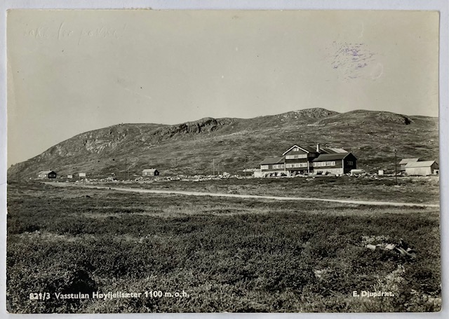 VASSTULAN Høyfjellsæter - E. Djupdræt br. 1958