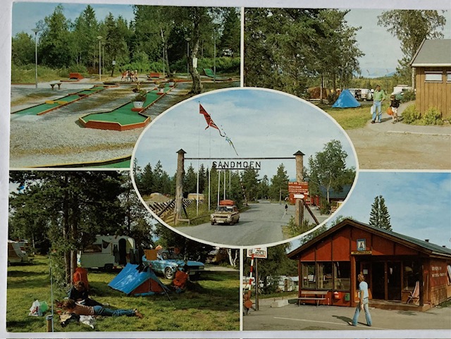 SANDMOEN Camping Trondheim 5 motiver Mini-Golf