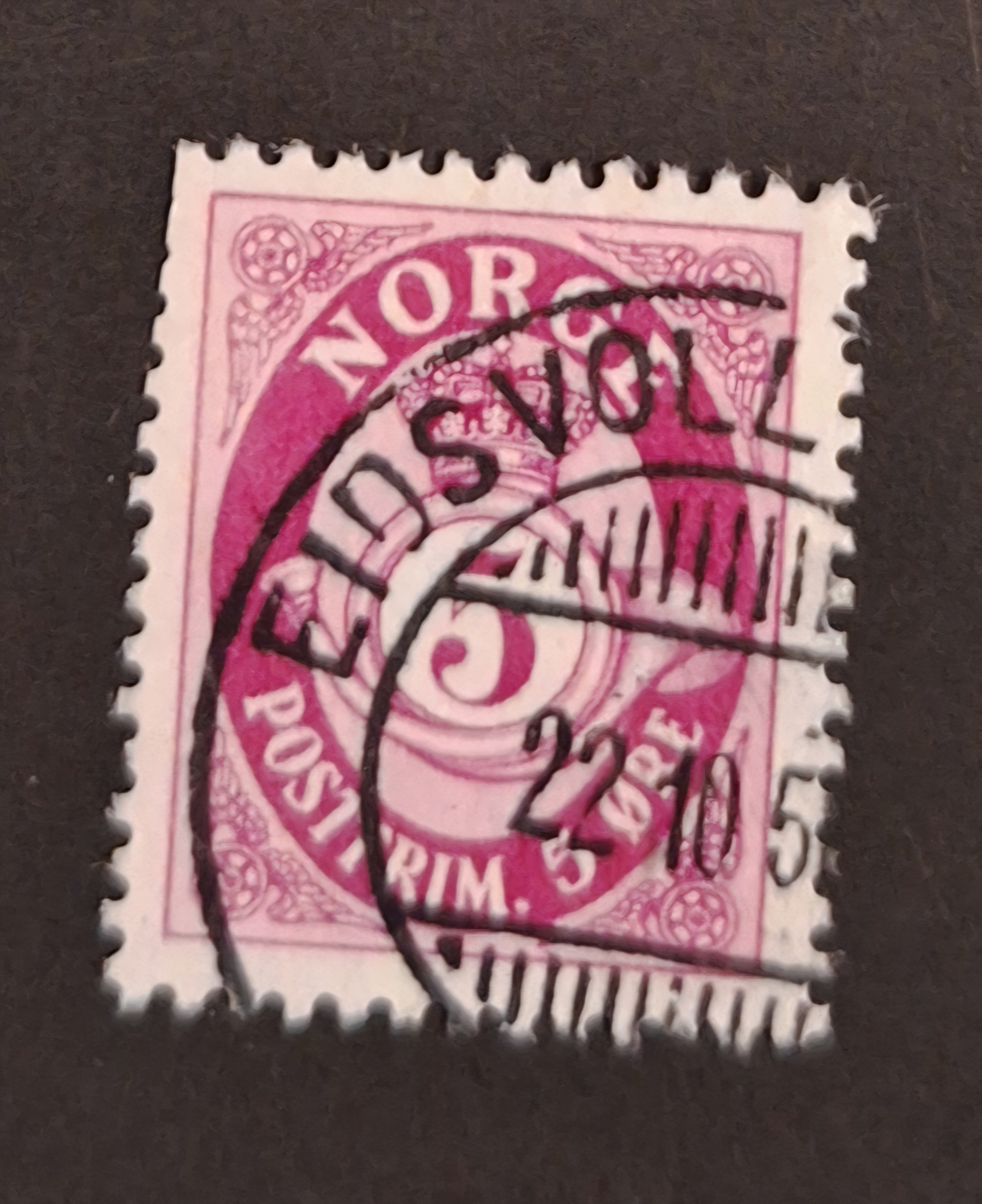 EIDSVOLL VERK - Hjelpestempel