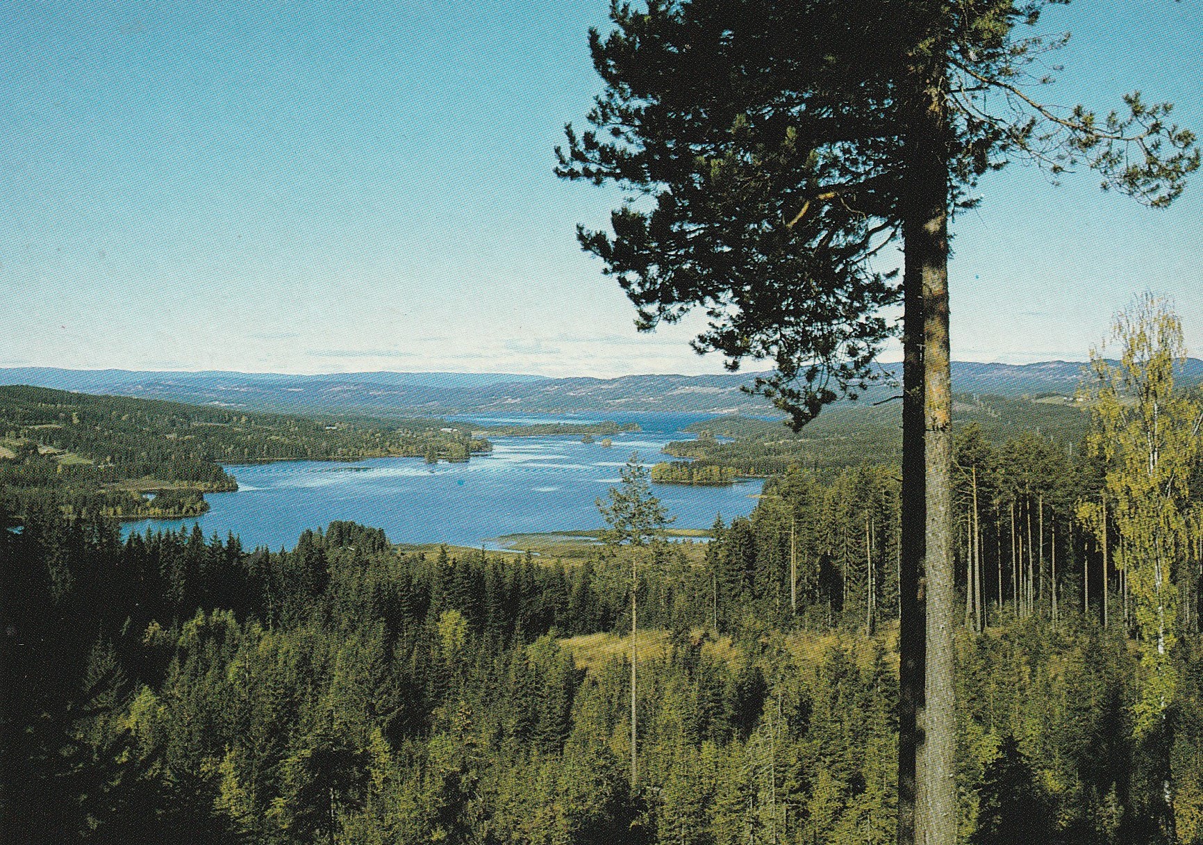 Utsikt over Næra .  Åsmarka - RIngsaker .  Normann F-1-257