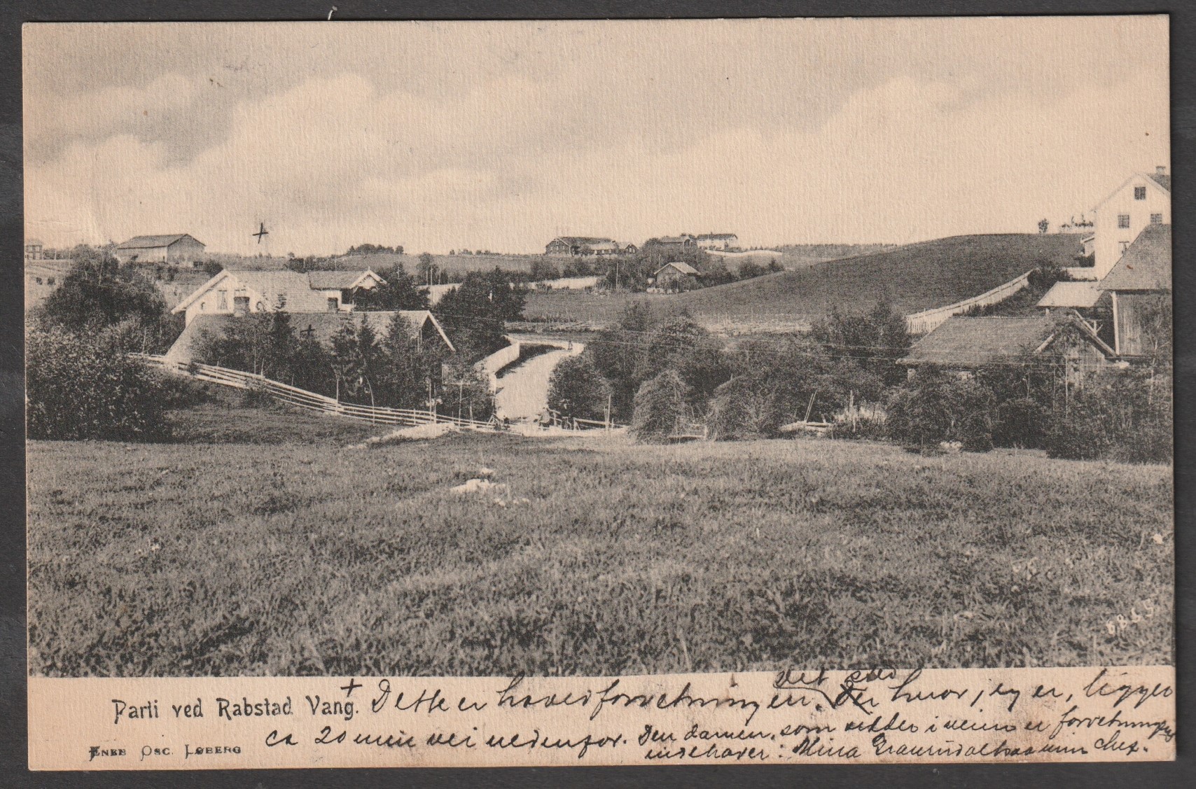 Parti ved Rabstad Vang. Osc. Løbe  rg K 5588