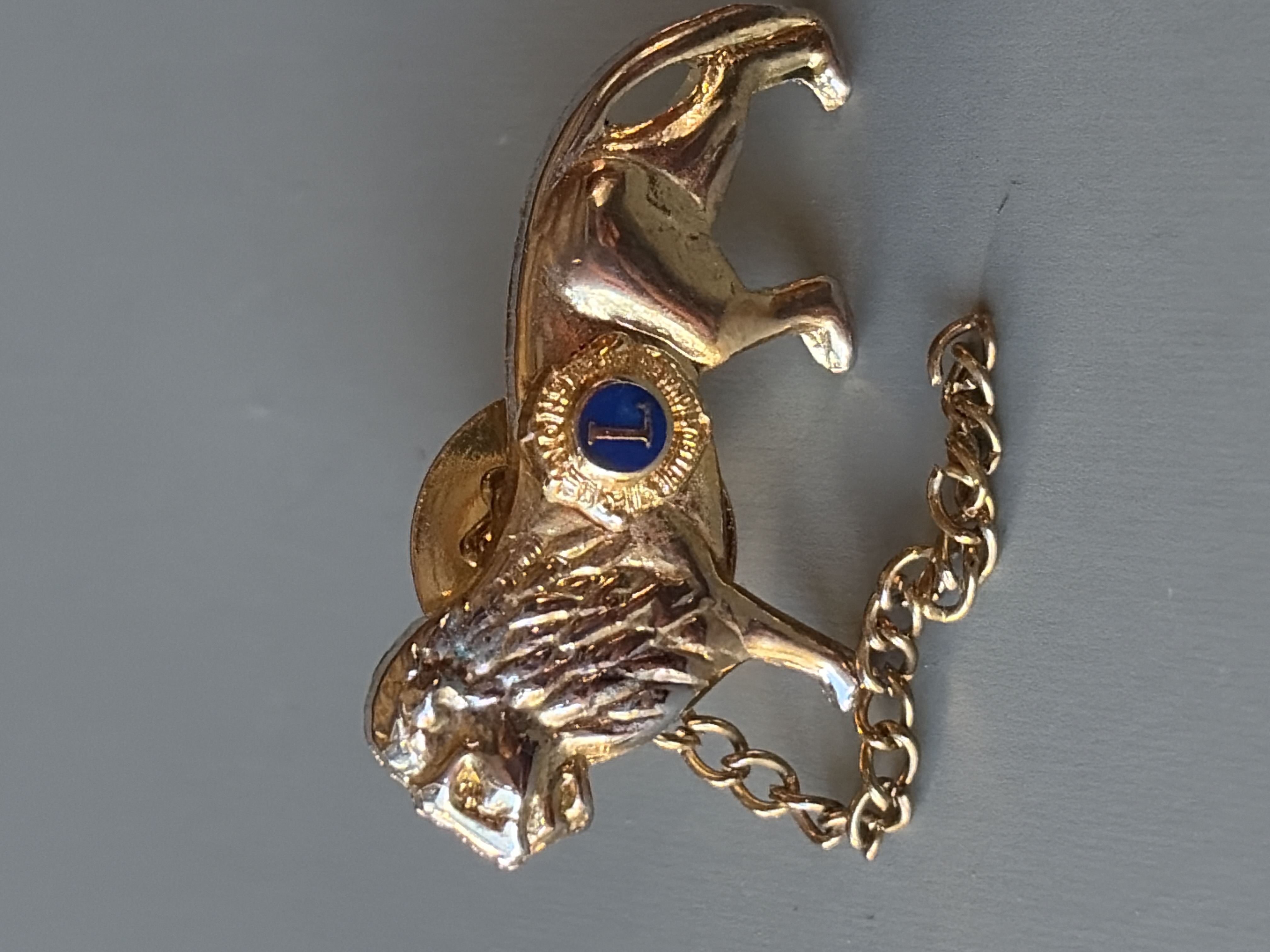 Lions Club - Løven med logo og vedhengkjede