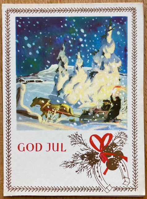 BRATLIE kanefart God Jul - dobbeltkort