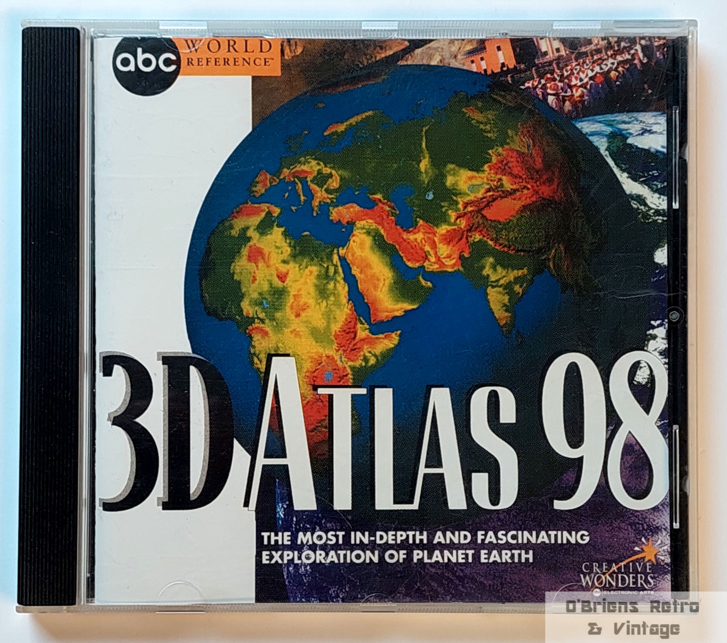 3D Atlas 98 - Eldre oppslagsverk på CD-ROM - PC