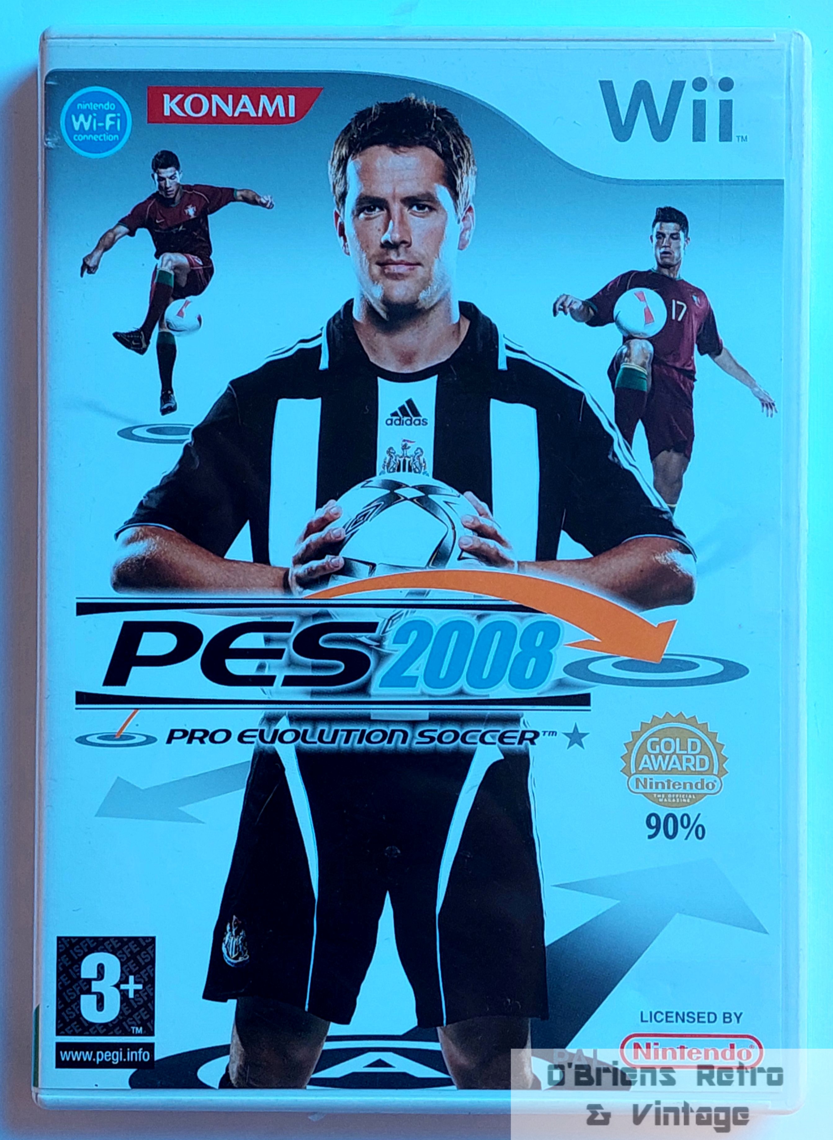 PES 2008 (Pro Evolution Soccer) - Konami - Nintendo Wii