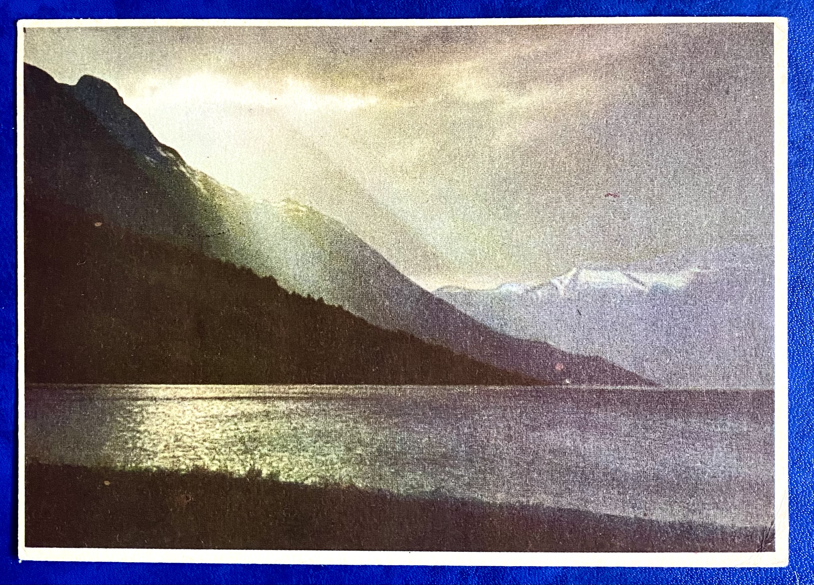 Kort Sognefjorden St Adal 14-12-43 Oppi Kunstforlag