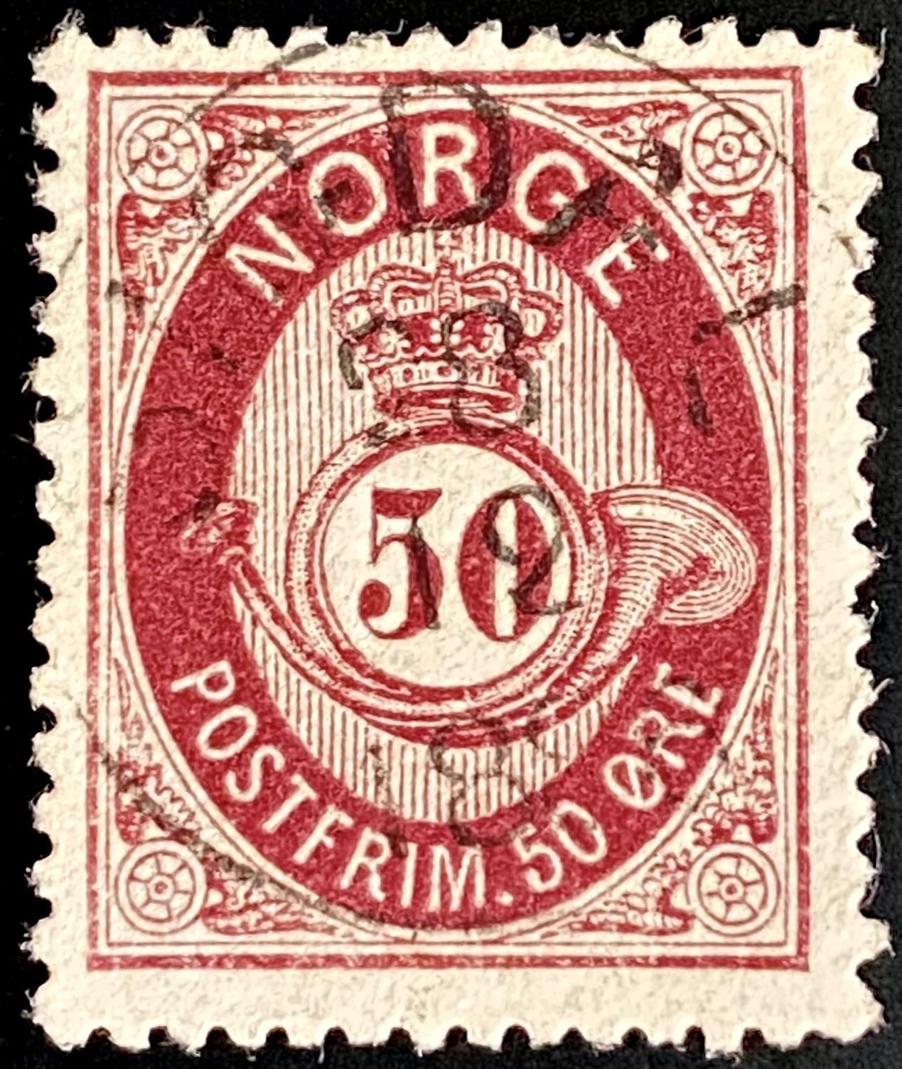 NK 30 Stemplet Sigdal 28 12 1886
