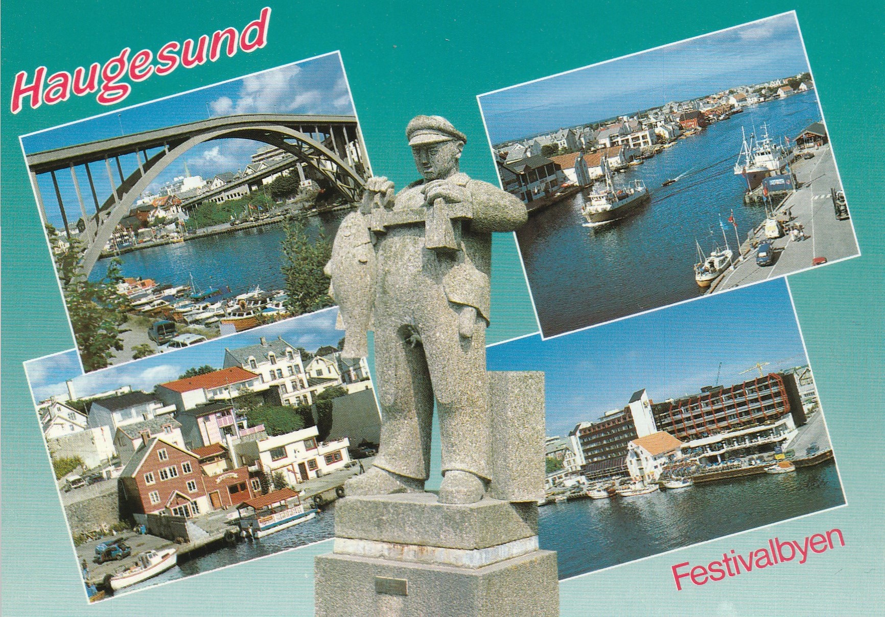 Haugesund. Partier fra havna.  Aune M-14051-1