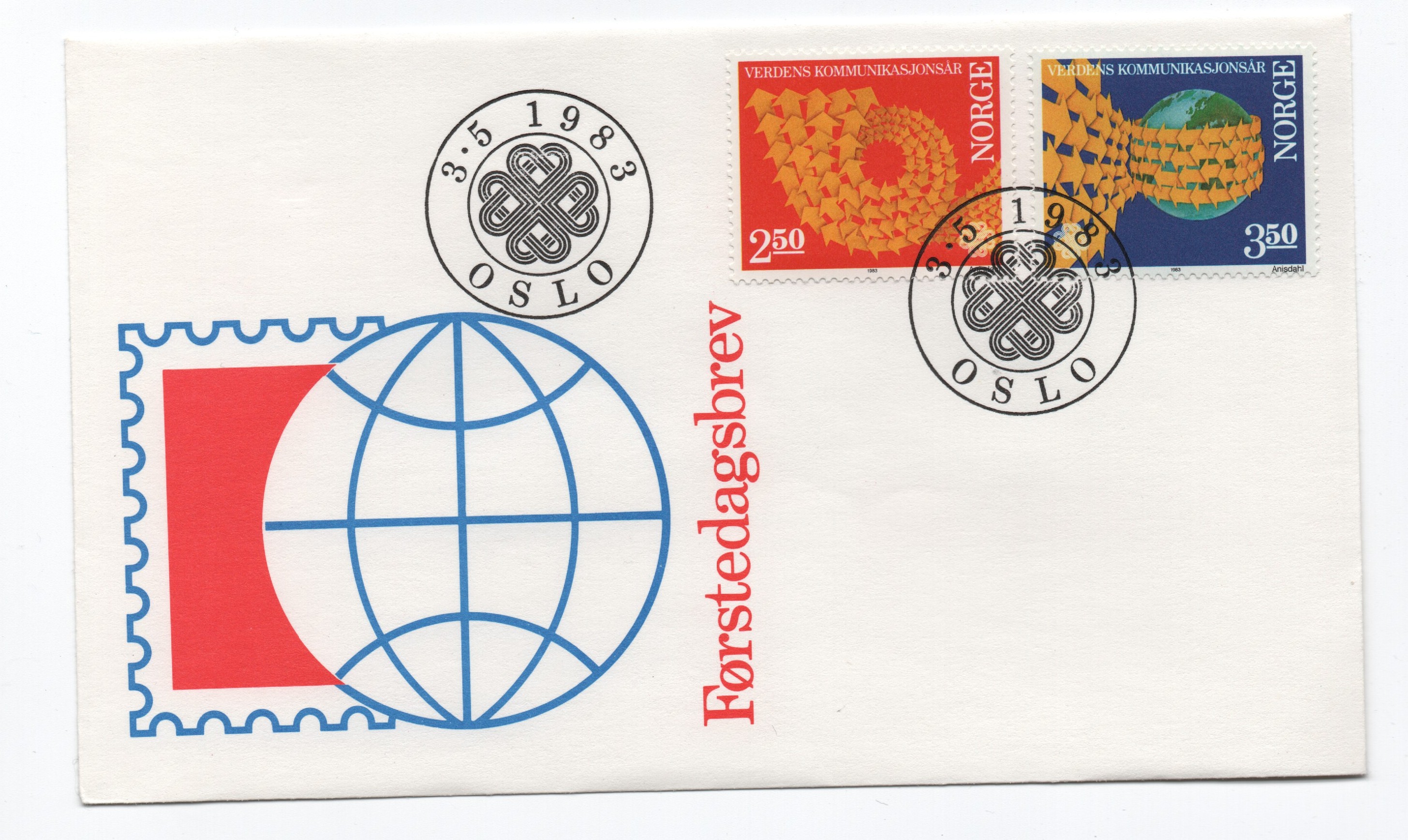 NK 935-936 Verdens kommunikasjonsår 1983