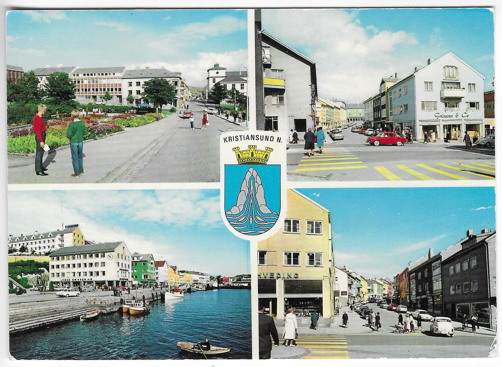 Kristiansund N. Bymotiver.60t.  Aune M-2864-6