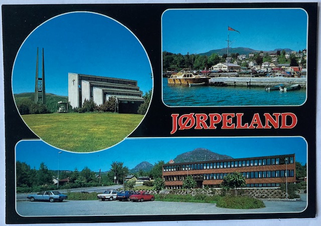 JØRPELAND 3 motiver kirken, havn br. 1989