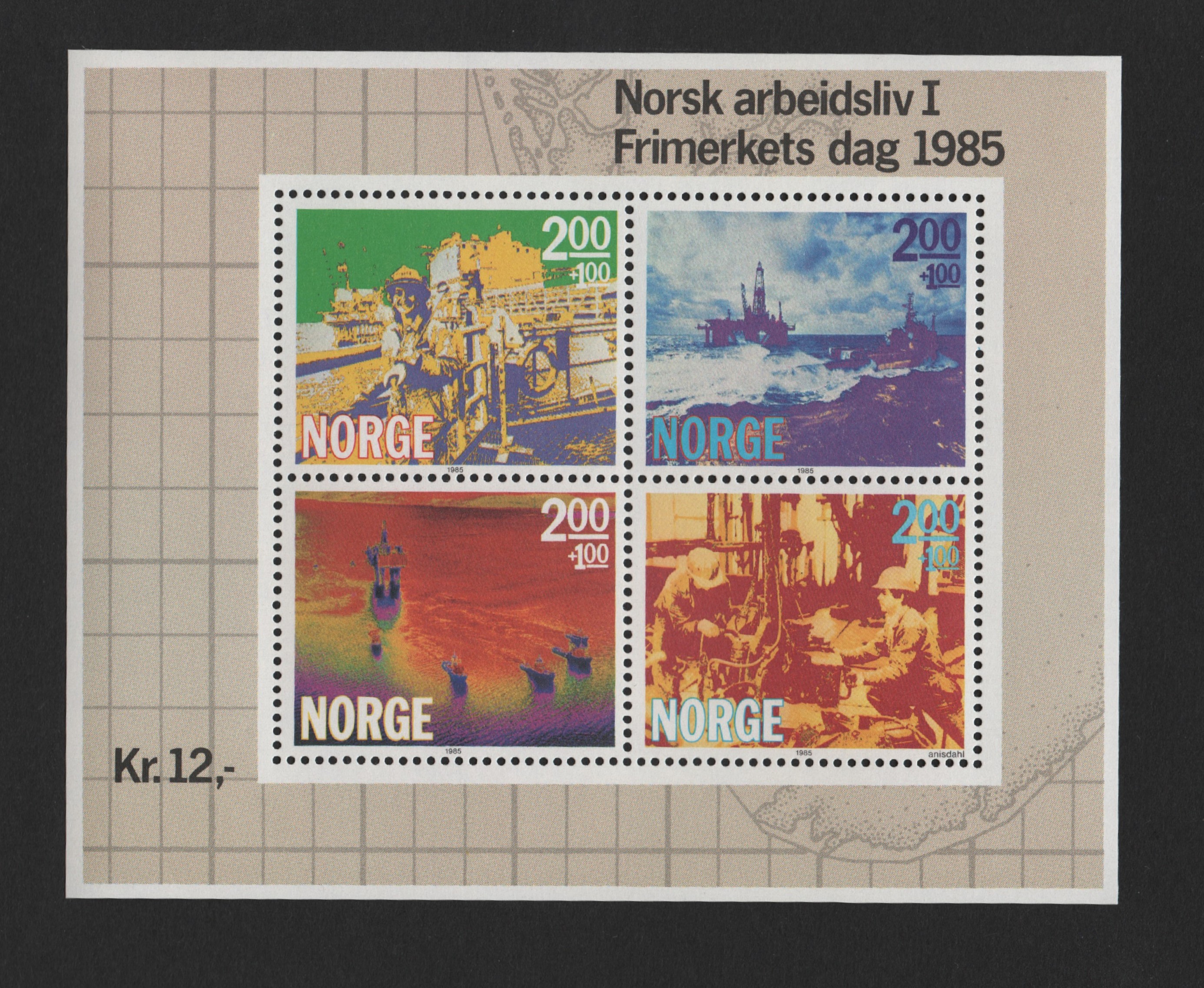 NK 978-981 BL4 Frimerkets dag 1985